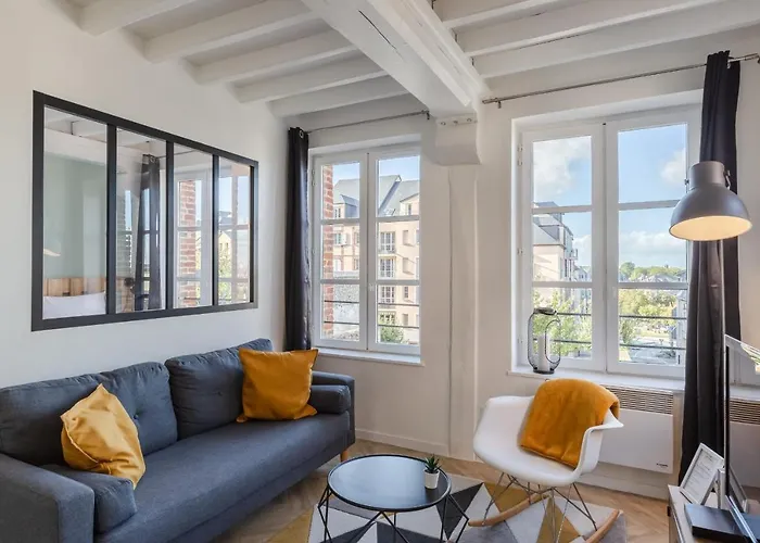 Le Temps De Vivre - Center - Closed Garage Apartmán Honfleur