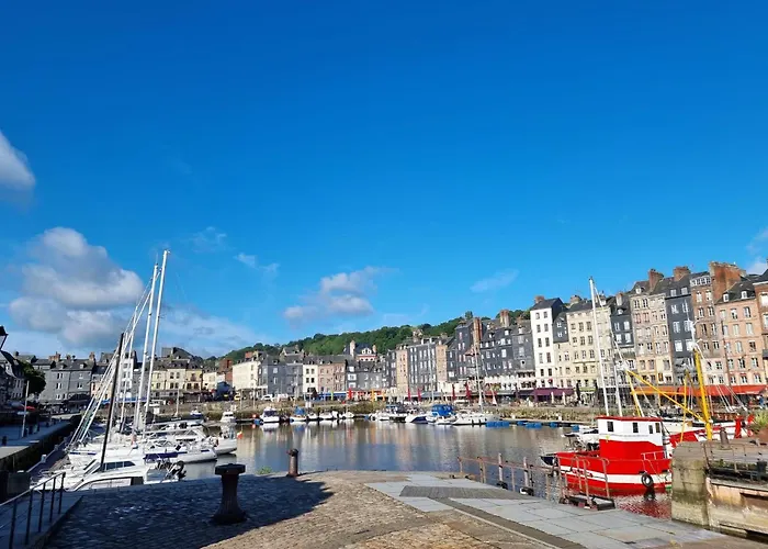 Le Temps De Vivre - Center - Closed Garage Apartmán Honfleur