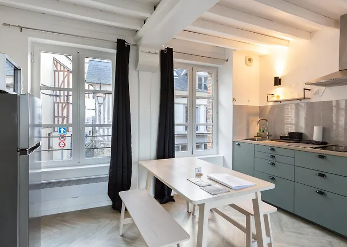 Apartmán Le Temps De Vivre - Center - Closed Garage Honfleur